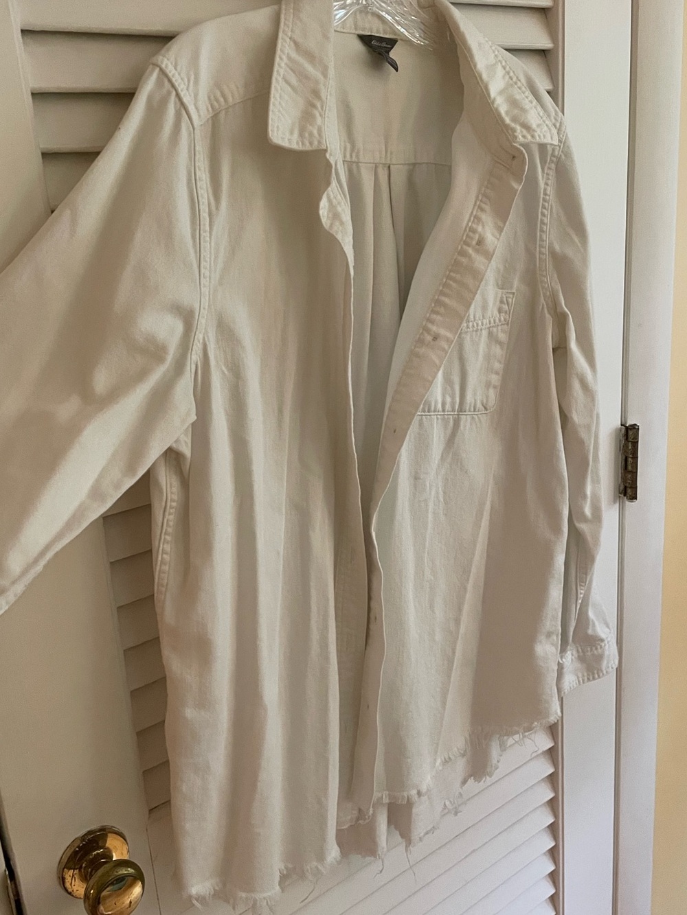 Eddie Bauer Cream Women's TXL Shirt Jacket